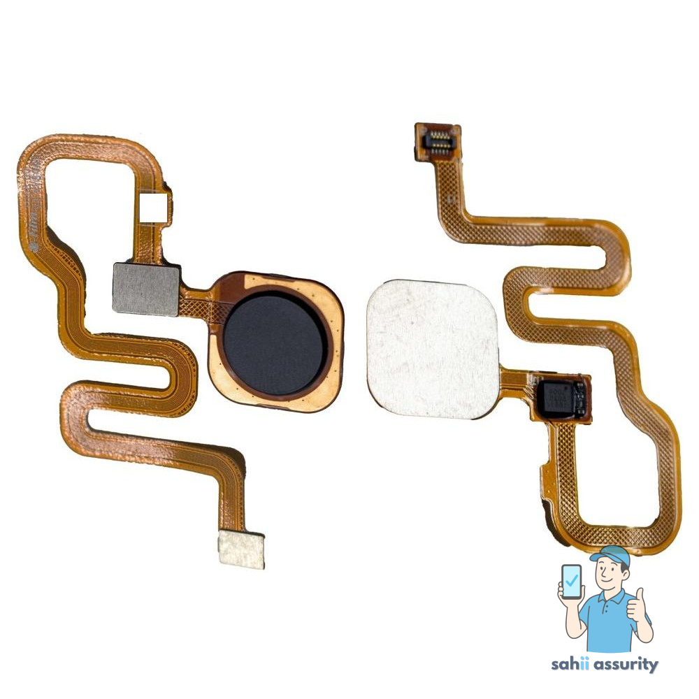 Fingerprint Sensor with Flex Cable for Xiaomi Redmi Note 6 Pro Black